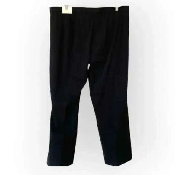 Lane Bryant Black Lexington Pant Slightly Flared Sz 16 avg NWT Orig price 44.50 - Picture 2 of 3